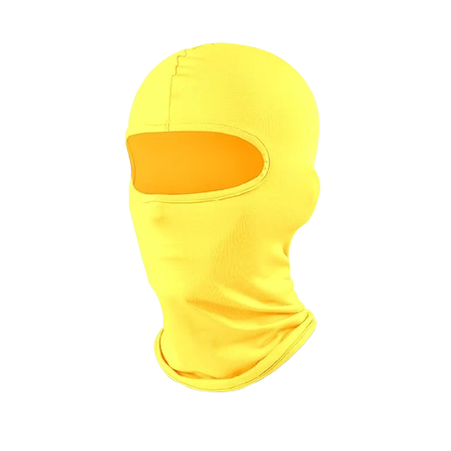 Cagula Moto FIXATO, Unisex, Protectie UV, Material elastic, respirabil, Marime universala, Galbena [1]