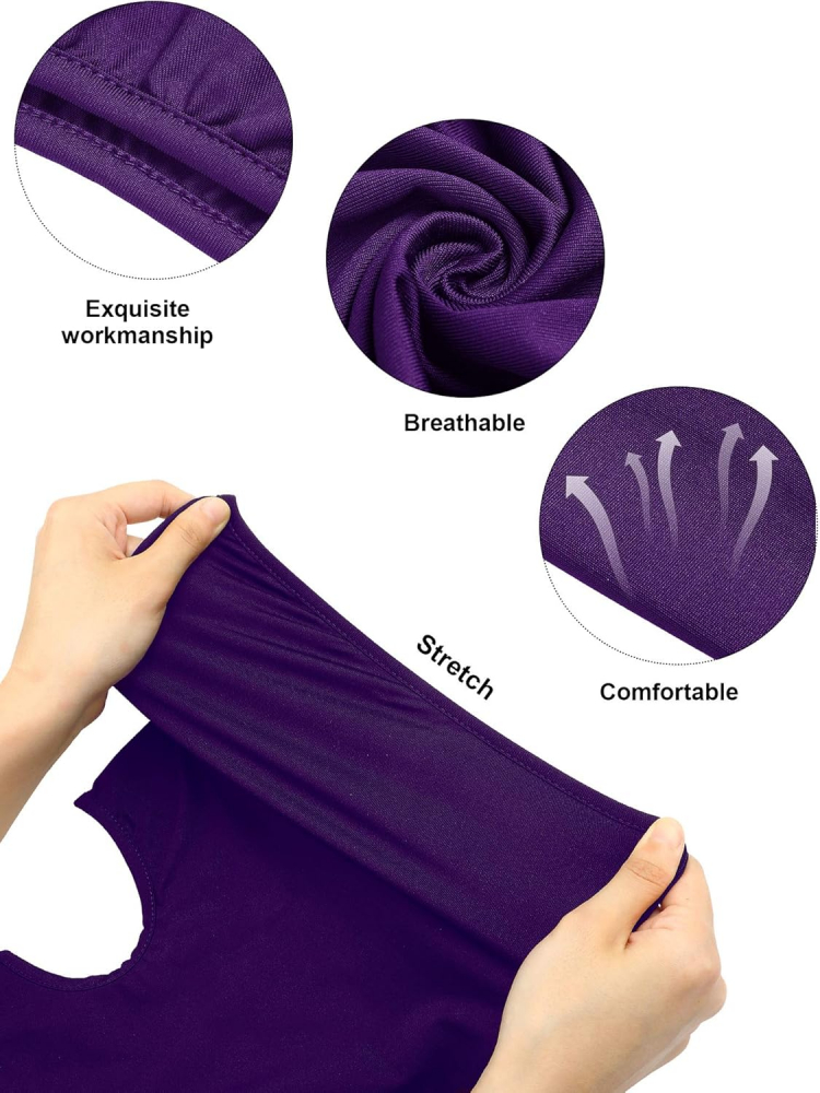 Cagula Moto FIXATO, Unisex, Protectie UV, Material elastic, respirabil, Marime universala, Mov [3]