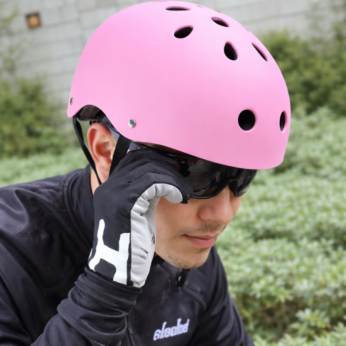 Casca de Protectie pentru Trotineta si Bicicleta, Ventilatie buna, Marime Reglabila, Ultra Usoara, Roz [2]