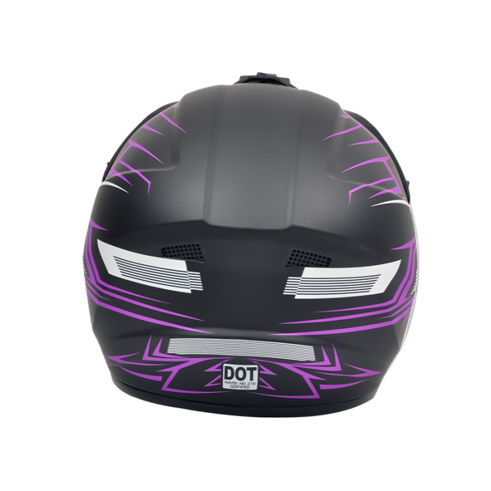 Casca Moto/Enduro, Interior Confortabil, Ventilatie Multipla, pentru Motociclete, Cross, Enduro, ATV, Dirt Bike, FIXATO,  Marime S, Mov [7]