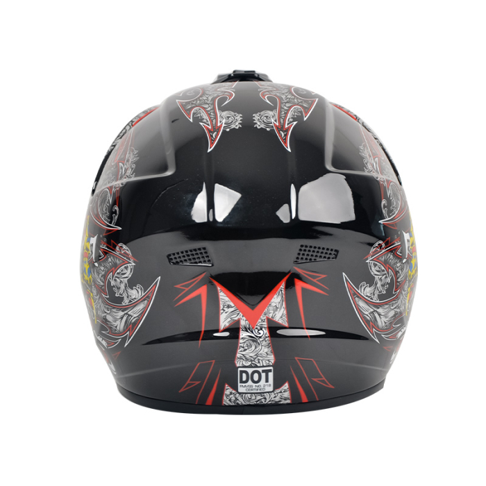 Casca Moto/Enduro, Interior Confortabil, Ventilatie Multipla, pentru Motociclete, Cross, Enduro, ATV, Dirt Bike, FIXATO,  Marime S, Multicolor [7]