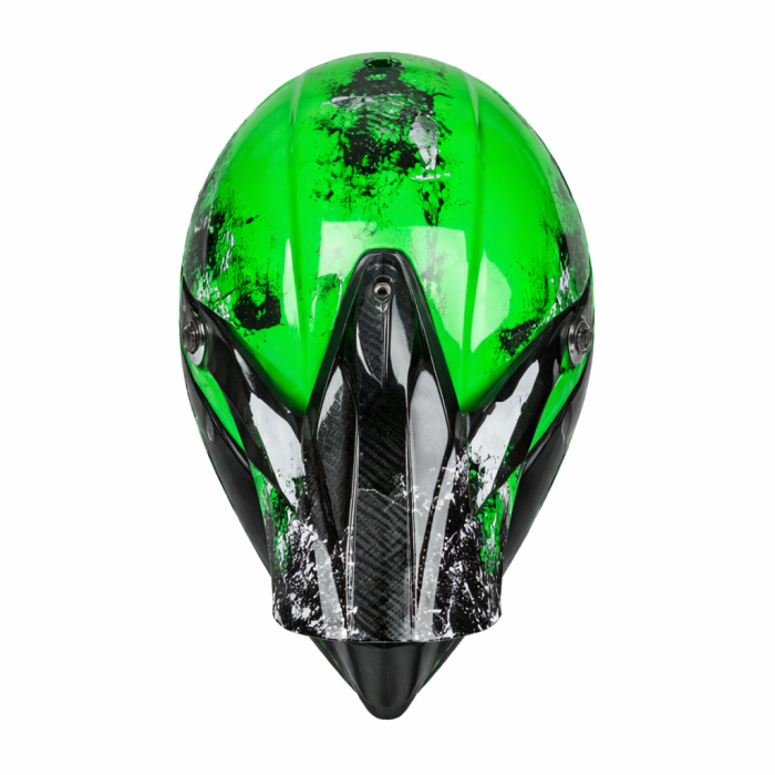 Casca Moto/Enduro, Interior Confortabil, Ventilatie Multipla, pentru Motociclete, Cross, Enduro, ATV, Dirt Bike, FIXATO,  Marime S, Verde [8]