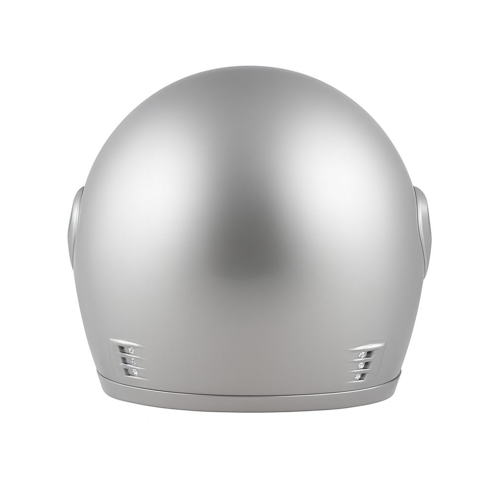 Casca moto/scuter Full face unisex, cu viziera, marime universala 56-62cm, Gri [3]