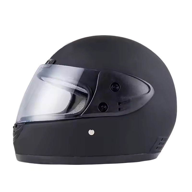 Casca moto/scuter Full face unisex, cu viziera, marime universala 56-62cm, neagra, FIXATO [4]