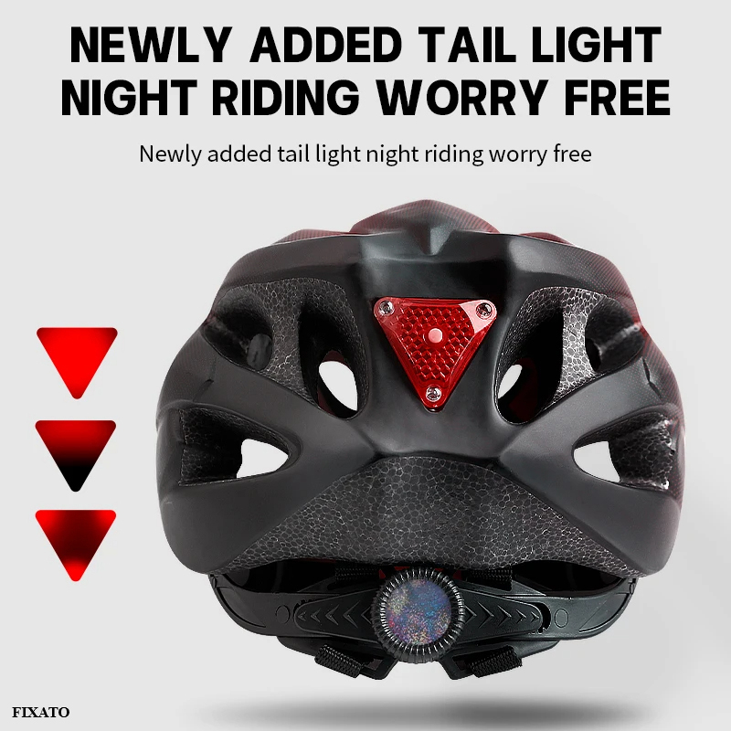 Casca Protectie Bicicleta, FIXATO, Cu LED lumina spate, Trei moduri luminoase, Viziera Detasabila, Aerodinamica, Dimensiune reglabila, Circumferinta 58-62, Mov [6]