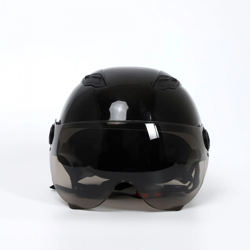 Casca protectie bicicleta/trotineta electrica FIXATO, Unisex, cu viziera detasabila, usoara si aerodinamica, marime universala 55-62 cm, Neagra [3]