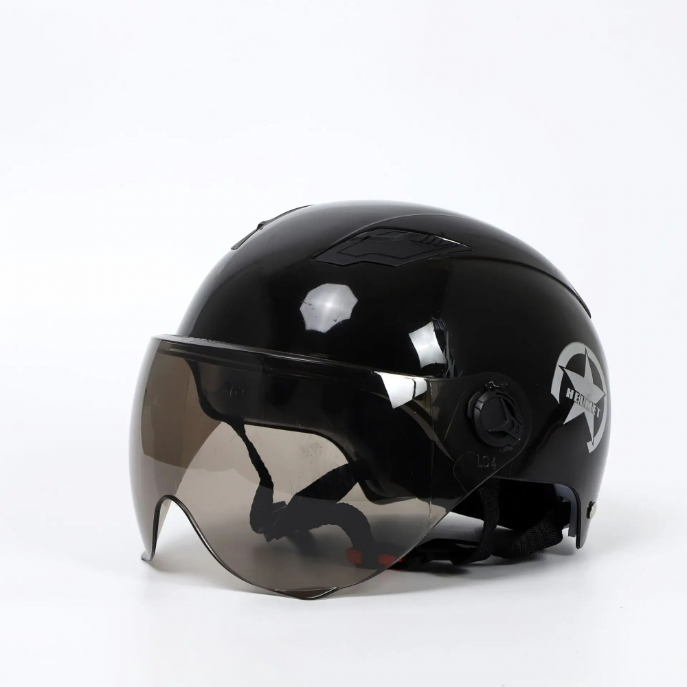 Casca protectie bicicleta/trotineta electrica FIXATO, Unisex, cu viziera detasabila, usoara si aerodinamica, marime universala 55-62 cm, Neagra [2]