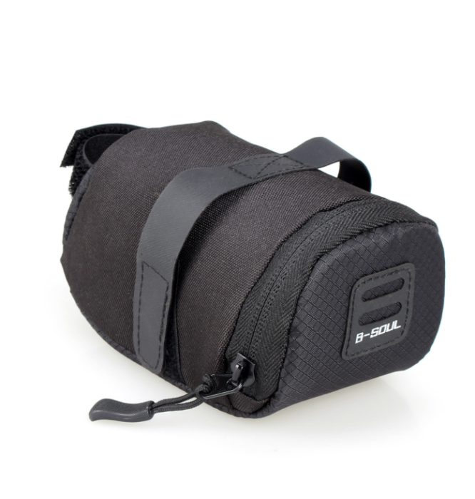 Geanta pentru scaun de Bicicleta, Montare Usoara, Curea Reglabila, Material Durabil ABS, Depozitare Compacta pentru Accesorii, FIXATO, Negru [3]