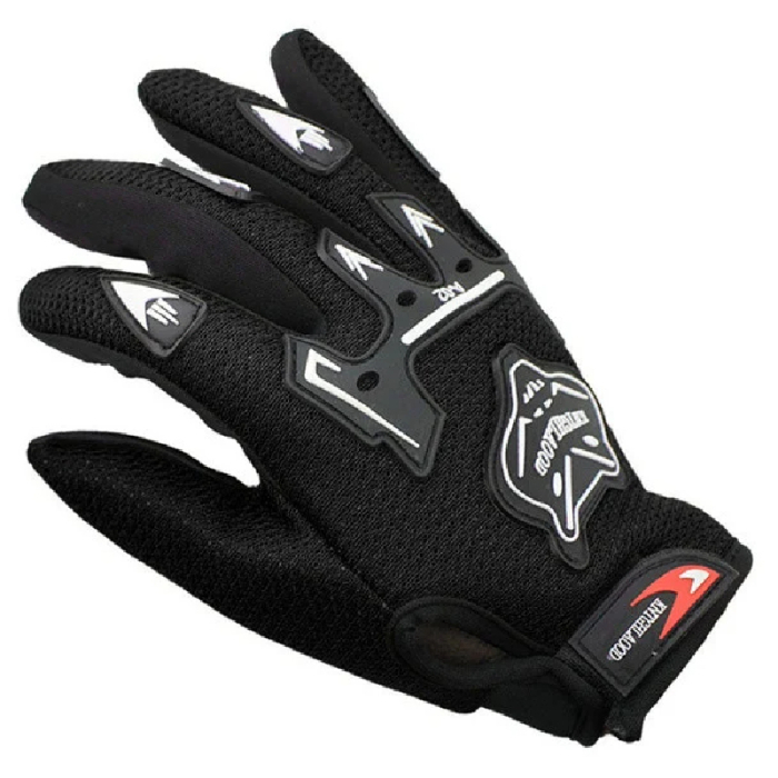 Manusi Moto/ATV/Bicicleta FIXATO, Cu Protectie Avansata, Anti-Alunecare, Touchscreen, Respirabile, Rezistente la Socuri si Abraziune, Unisex, Negru [2]