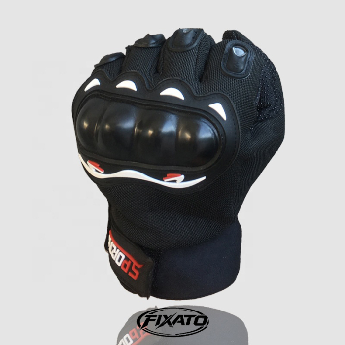 Manusi Moto FIXATO, Protectie Avansata, Anti-Alunecare, Touchscreen, Respirabile, Rezistente la Socuri, Negru [5]