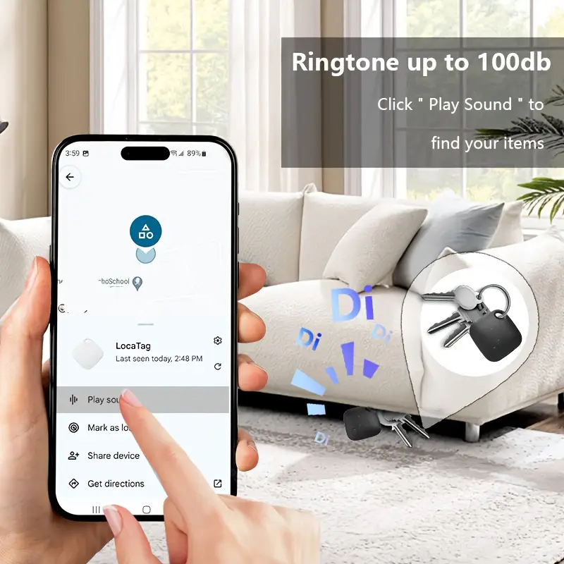 Mini GPS Tracker, localizare in timp real, autonomie 365 zile, compatibil Android, rezistent la apa, pentru masini, copii, animale, bagaje, negru [4]