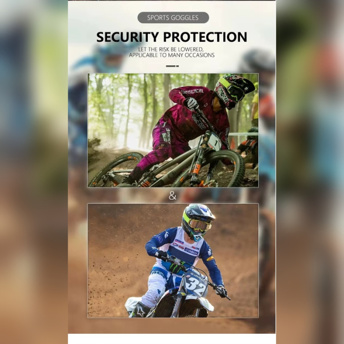 Ochelari Moto ATV / Enduro / Cross, FIXATO, Lentila Aurie, Rama Galben [6]