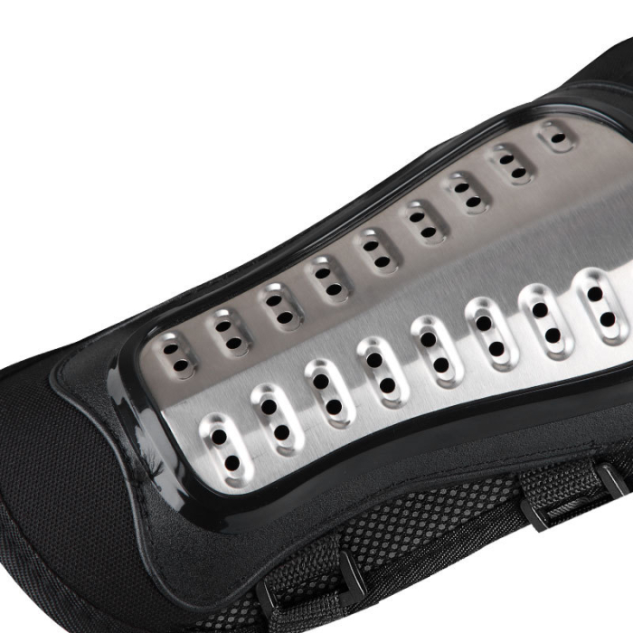 Set Protectii Moto Genunchi si Coate, Curele Ajustabile, Design Ergonomic, Pentru Moto, Scuter, ATV, Enduro, Bicicletă, FIXATO, Negru [4]