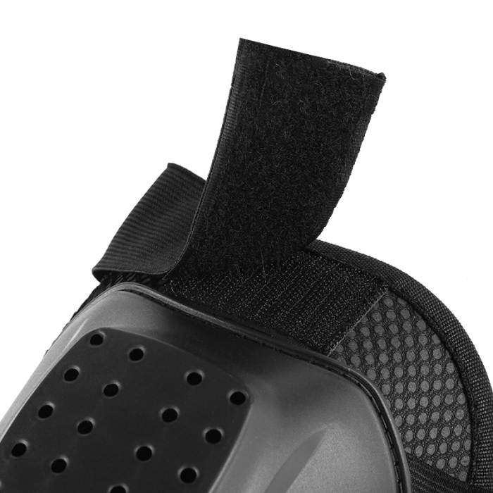 Set Protectii Moto pentru Genunchi si Coate, ABS Durabil, Usoare, Confortabile, Reglabile, Pentru Moto, Scuter, ATV, Enduro, Bicicleta, FIXATO, Negru [6]