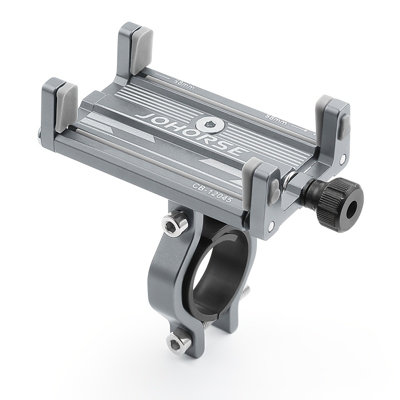 Suport de telefon pentru Bicicleta/Motocicleta/Scuter/Trotineta, FIXATO, Aluminiu, Gri [1]