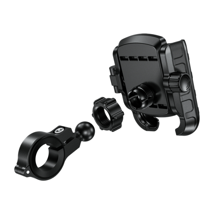 Suport de telefon pentru Bicicleta/Motocicleta/Scuter/Trotineta, montare sigura, constructie durabila, FIXATO, Negru [11]