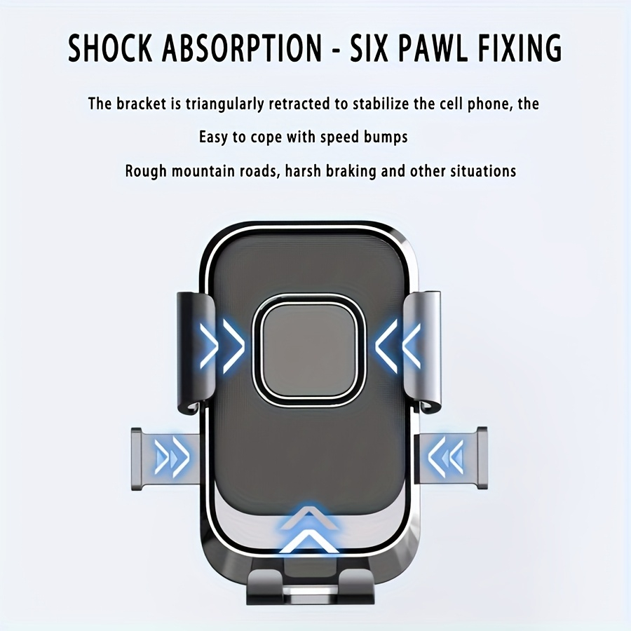 Suport universal pentru telefon mobil pentru motocicleta, scuter, bicicleta, material ABS, suport fix si rotativ pentru navigatie GPS pentru motocicleta, bicicleta, oglinda sau ghidon, FIXATO [5]