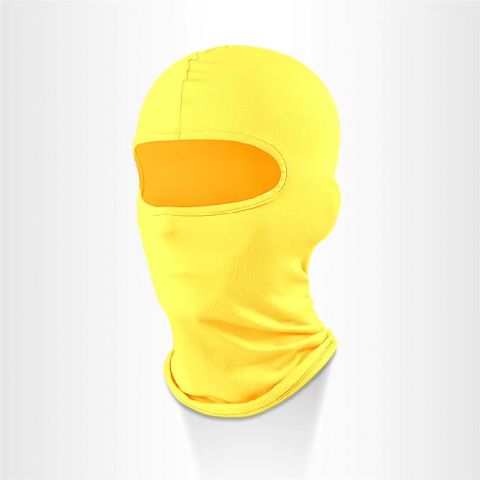 Cagula Moto FIXATO, Unisex, Protectie UV, Material elastic, respirabil, Marime universala, Galbena [1]