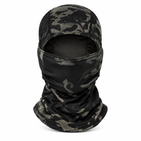 CAGULE - Cagula Tactica FIXATO, 6in1 Multifunctionala, Protectie UV, Material elastic, respirabil, Marime universala, Shadow Camo