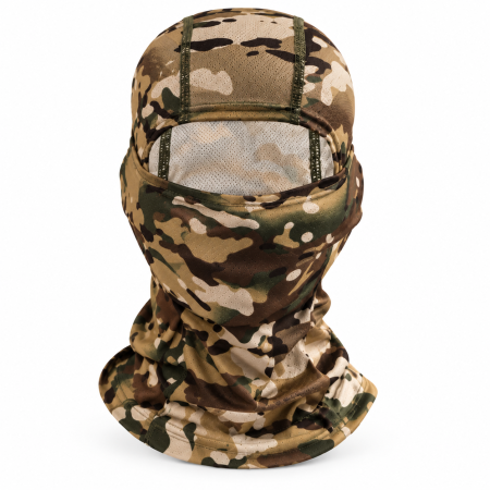 CAGULE - Cagula Tactica FIXATO, 6in1 Multifunctionala, Protectie UV, Material elastic, respirabil, Marime universala, Desert Camo