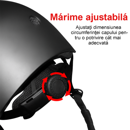Casca de Protectie pentru Trotineta si Bicicleta, Ventilatie buna, Marime Reglabila, Ultra Usoara, Alb [4]