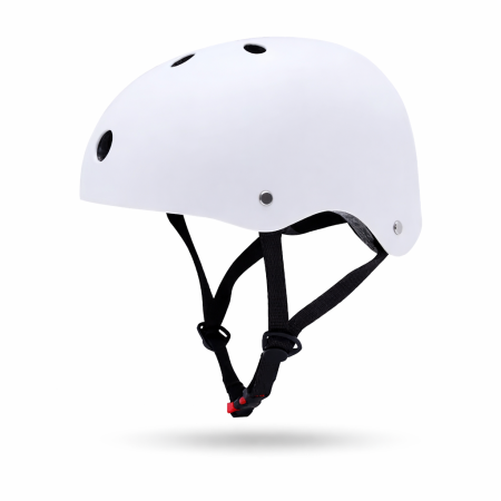 Casca de Protectie pentru Trotineta si Bicicleta, Ventilatie buna, Marime Reglabila, Ultra Usoara, Alb