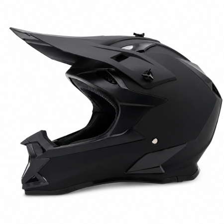 CASTI ENDURO / CROSS / ATV - Casca Moto/Enduro, Interior Confortabil, Ventilatie Multipla, pentru Motociclete, Cross, Enduro, ATV, Dirt Bike, FIXATO,  Marime M, Negru