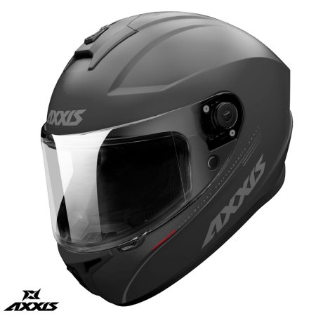 Casca Moto Integrala Axxis Draken, Titanium Lucios, M 57-58cm [0]