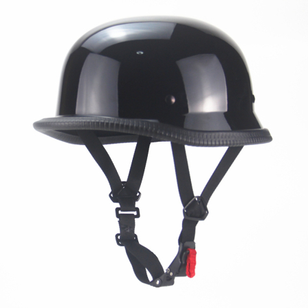 Casca Moto/Scuter FIXATO Retro German, Interior Confortabil, Prindere rapida, Negru Lucios, Marime XL 61-62cm [0]