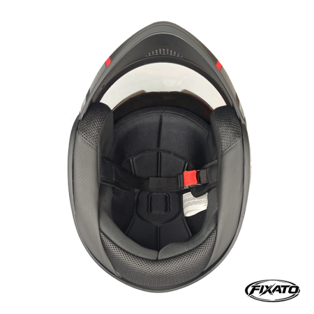 Casca Moto/Scuter Flip-Up FIXATO Nova, Viziera Dubla, Protectie UV, Albastru inchis, M 57-58cm [4]