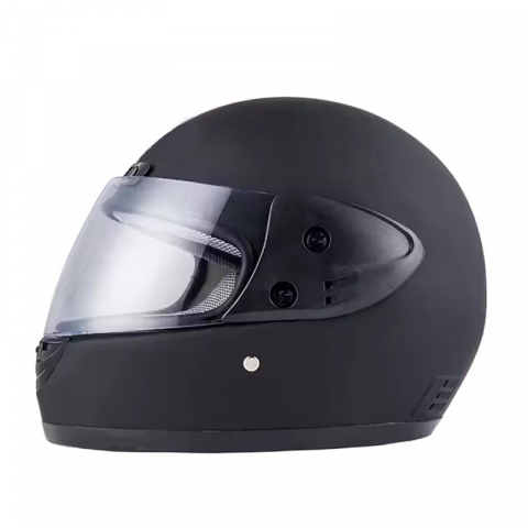 Casca moto/scuter Full face unisex, cu viziera, FIXATO, marime universala 58-62cm, neagra [1]