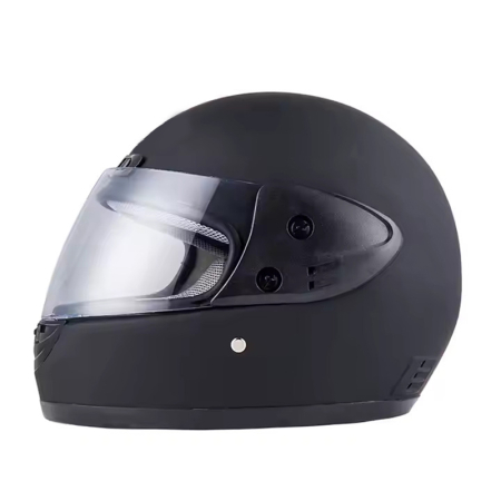 Casca moto/scuter Full face unisex, cu viziera, FIXATO, marime universala 58-62cm, neagra [2]