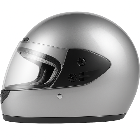 Casca moto/scuter Full face unisex, cu viziera, marime universala 56-62cm, Gri [4]