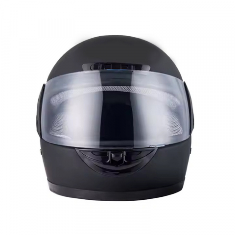 Casca moto/scuter Full face unisex, cu viziera, marime universala 56-62cm, neagra, FIXATO [4]