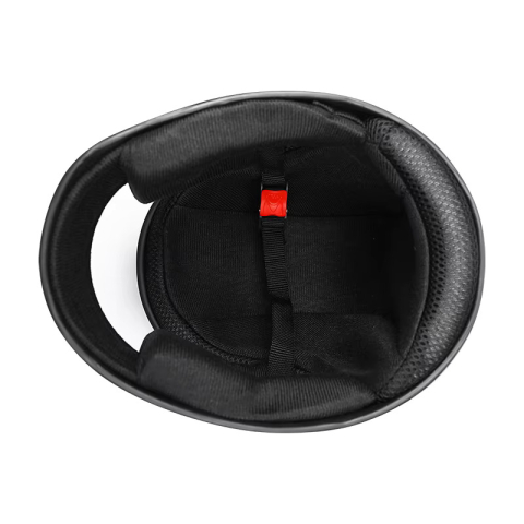 Casca moto/scuter Full face unisex, cu viziera, marime universala 56-62cm, Negru Lucios [3]