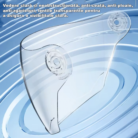 Casca moto/scuter unisex, cu vizor, marime universala 56-62cm, gri, FIXATO [6]