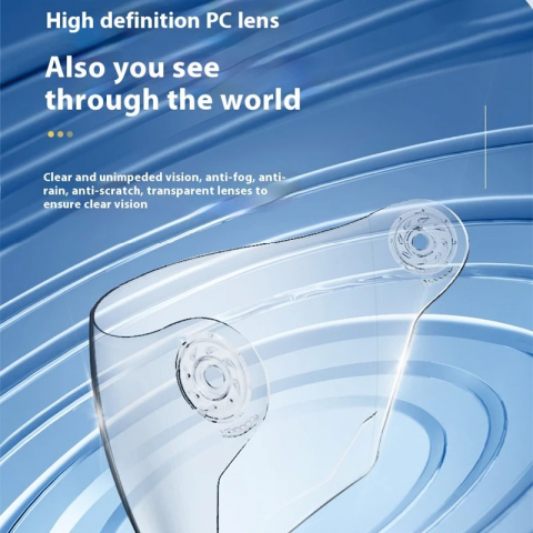 Casca moto/scuter unisex, cu vizor, marime universala 56-62cm, crem [5]