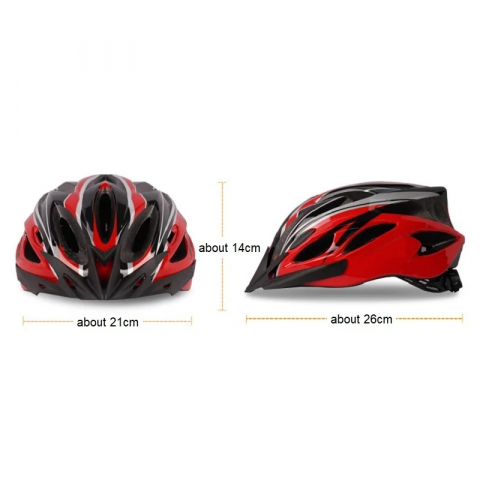 Casca protectie Bicicleta, FIXATO, Cu 20 canale de ventilatie, Aerodinamica, Disipare eficienta a caldurii si ventilatie, Dimensiune reglabila, Circumferinta 58-61, Portocalie [3]