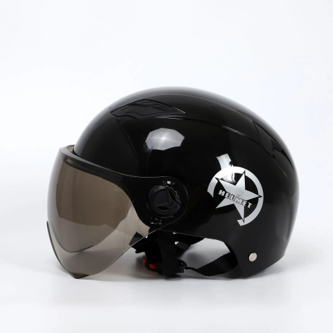 Casca protectie bicicleta/trotineta electrica FIXATO, Unisex, cu viziera detasabila, usoara si aerodinamica, marime universala 55-62 cm, Neagra [3]