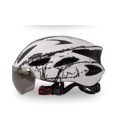 Casca protectie Bicicleta/Trotineta Electrica FIXATO, Viziera detasabila, Aerodinamica, Disipare buna a caldurii si Ventilatie eficienta, Dimensiune reglabila, Alb cu Negru [4]