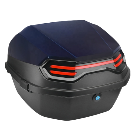 Cutii Portbagaj - Cutie portbagaj moto / scuter, 39x39x29 cm, FIXATO, cu cheie și sistem antifurt, Negru