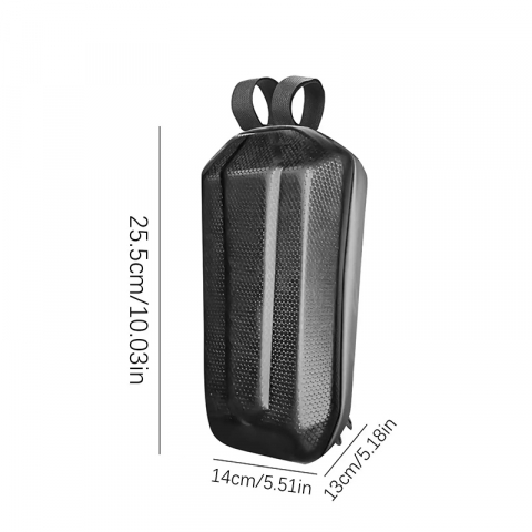 Geanta impermeabila Trotineta, FIXATO, material EVA, 4L, Negru [4]