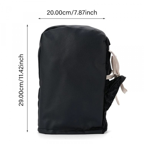 Manusi de ghidon pentru motocicleta/ scuter/ bicicleta impermeabile, unisex, captusite cu benzi reflectorizante FIXATO [4]