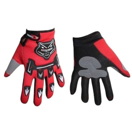 Manusi Moto/ATV/Bicicletă, Cu Protectie Avansata, Anti-Alunecare, Touchscreen, Respirabile, Rezistente la Socuri si Abraziune, FIXATO, Unisex, Rosu [1]