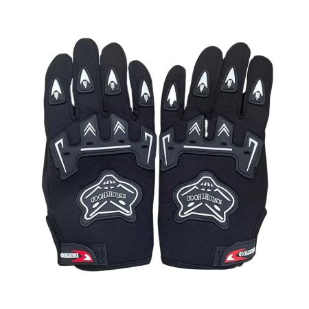 Manusi - Manusi Moto/ATV/Bicicleta FIXATO, Cu Protectie Avansata, Anti-Alunecare, Touchscreen, Respirabile, Rezistente la Socuri si Abraziune, Unisex, Negru