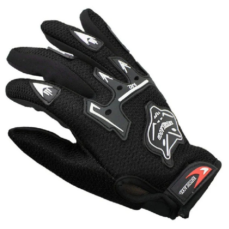 Manusi Moto/ATV/Bicicleta FIXATO, Cu Protectie Avansata, Anti-Alunecare, Touchscreen, Respirabile, Rezistente la Socuri si Abraziune, Unisex, Negru [1]