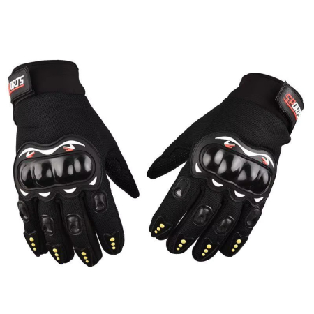 Manusi Moto - Manusi Moto FIXATO, Protectie Avansata, Anti-Alunecare, Touchscreen, Respirabile, Rezistente la Socuri, Negru