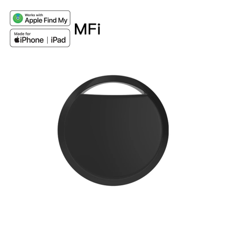 Mini GPS Tracker FIXATO, dispozitiv anti-pierdere, localizare in timp real, compatibil Apple Find My, pentru masini, copii, animale, bagaje, Negru [1]