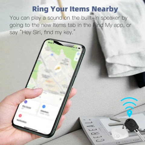 Mini GPS Tracker, localizare in timp real, autonomie 365 zile, compatibil Apple Find My, rezistent la apa, pentru masini, copii, animale, bagaje, negru, FIXATO [6]