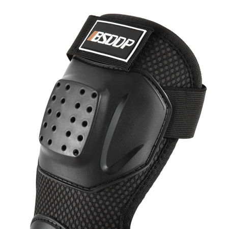 Set Protectii Moto pentru Genunchi si Coate, ABS Durabil, Usoare, Confortabile, Reglabile, Pentru Moto, Scuter, ATV, Enduro, Bicicleta, FIXATO, Negru [3]